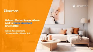 Heiman Matter Smoke Alarm Add to Home Assistant(via Matter).