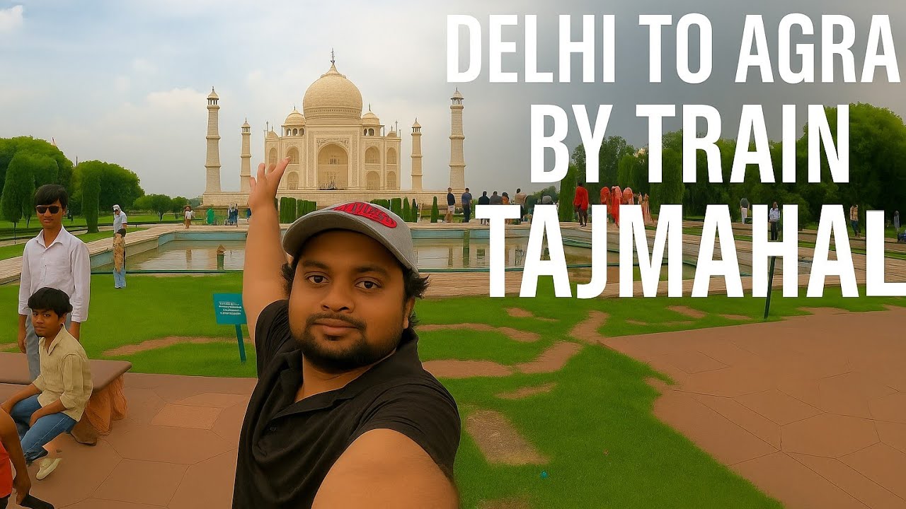 Delhi to Agra by Train 🚆 | Taj Mahal City Ka Safar – Jaggu Baba Rider Vlog''