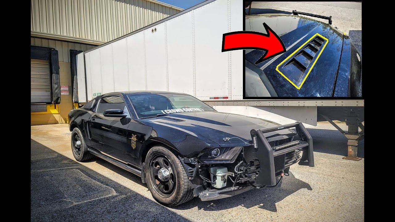 Mad Max SSP Mustang Gets FUNCTIONAL Hood Scoops!
