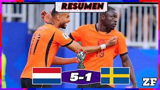 ✅ INCREIBLE GOLEADA DE PAISES BAJOS SOBRE SUECIA | MUNDIAL 2026 🏆