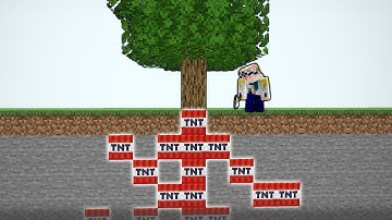 Hidden TNT Tree Traps | Tutorial
