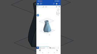 ONSHAPE Android || create a 3d loft twist #shorts