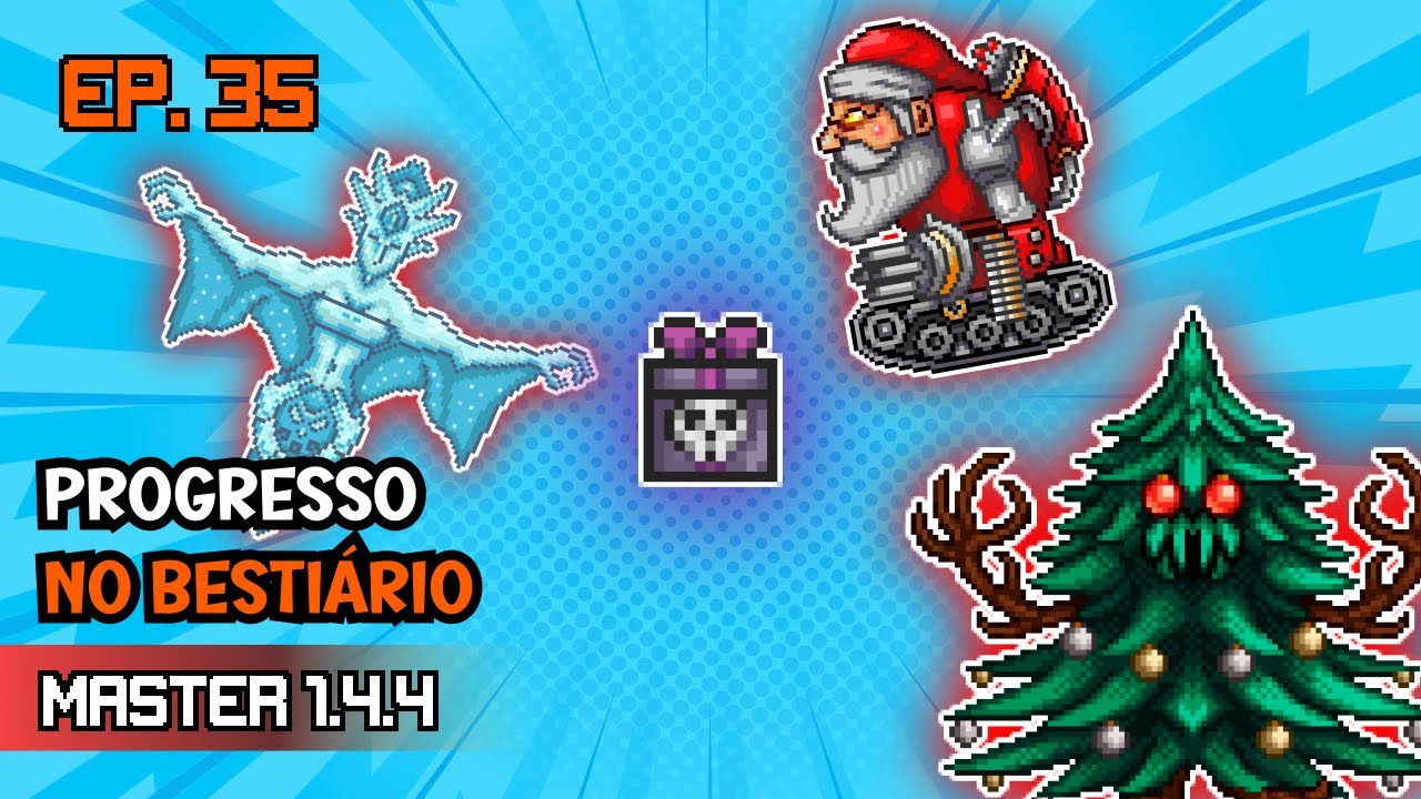 LUA CONGELADA MALIGNA! - Terraria 1.4.4 Master Mode EP. 35