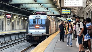 My North Jersey Coastline NJ TRANSIT Train ALP-46A entering Newark Penn Station to Long Branch