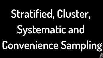 Introduction to Stratified, Cluster, Systematic, and Convenience Sampling