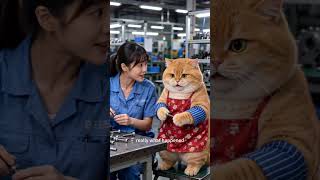 #FunnyCat #Cats #OrangeCat #WorkplaceFun ##CatComedy