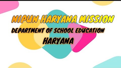NIPUN HARYANA MISSION