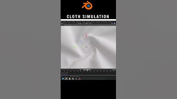 How to rotate cloth with Null #shorts_   #short2023 #3d #3dblender #blender3d