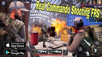Real Commando Shooting FPS Game: Sniper Shooting Android Gameplay Part 1