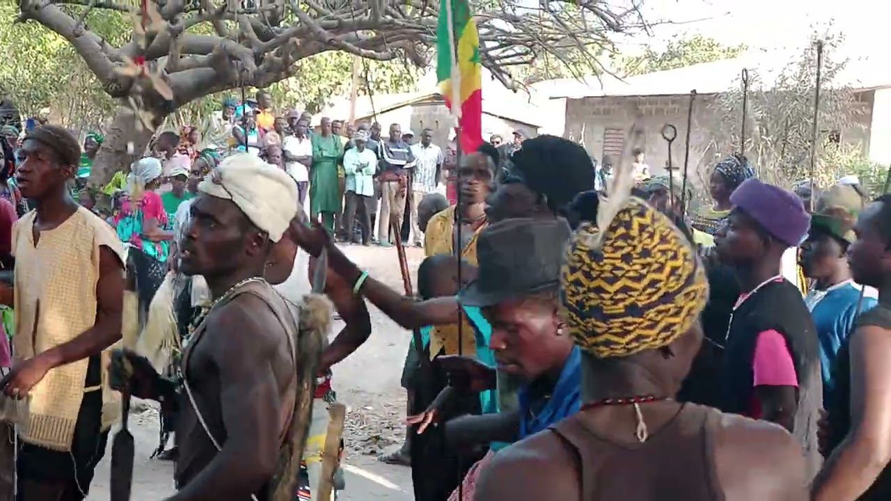 Cérémonie d'enterrement de notre grand père Assaye de Oussouye.