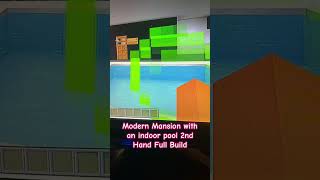 Modern Mansion (2nd Hand) including a indoor pool for all ages (Full Build) #cozyhouse #swimpool