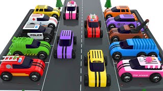 Learn Street Vehicles Toys Parking for Kids