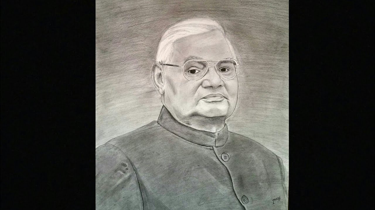 Artists of India: Portraits of Mr. Atal Bihari Vajpayee - Shyam Deshpande