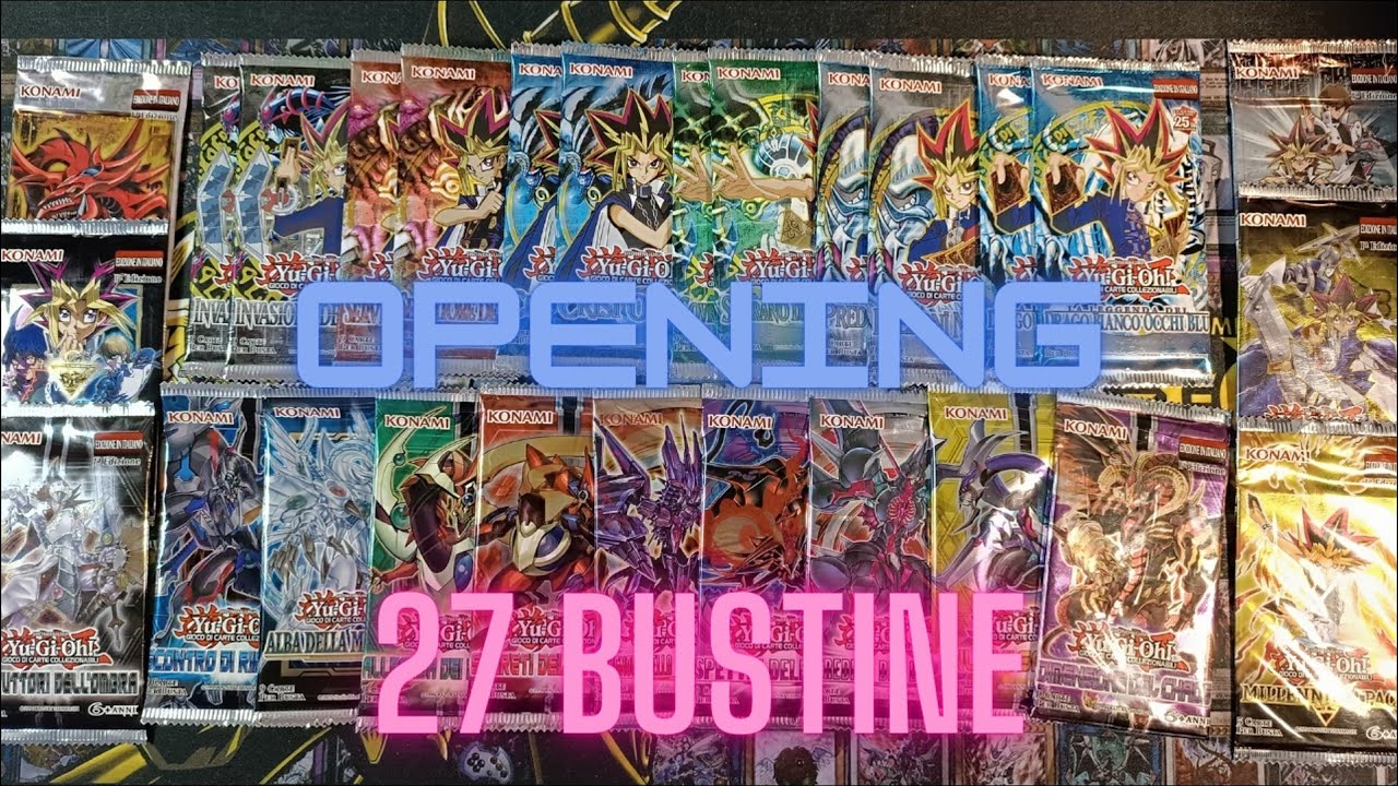 Grande APERTURA FORTUNATA di Bustine Yu-Gi-Oh! Duel Monster e Zexal! Buon anno nuovo 2025!