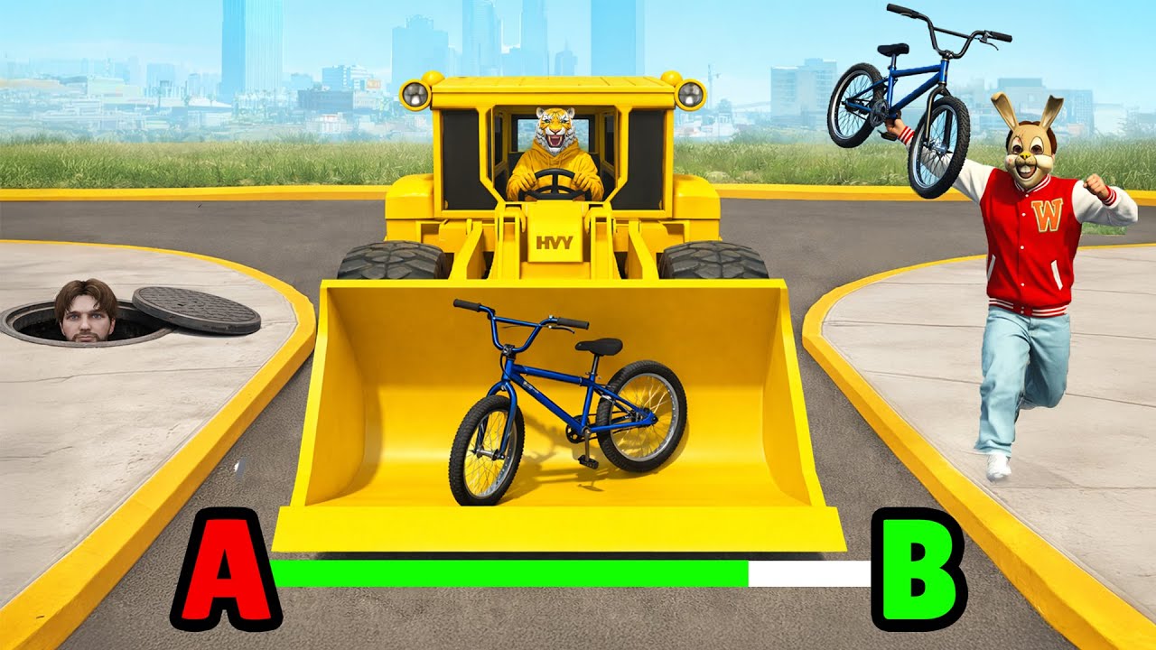 Breng de fiets van A naar B Challenge!