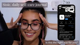 Stoic. daily self-care journal | App Review | Is this app for you? | Mental Health app screenshot 3
