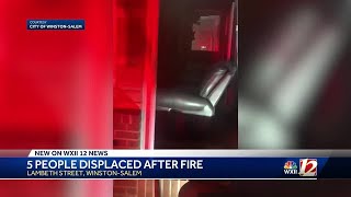WSFD investigating house fire, 5 people displaced