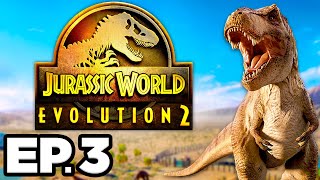 🤒 CURING SICK DINOSAURS, ANKYLOSAURUS!!! - Jurassic World Evolution 2 Ep.3 (Gameplay / Let's Play)