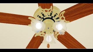 Ceiling Fans In House Running On All Speeds Roblox