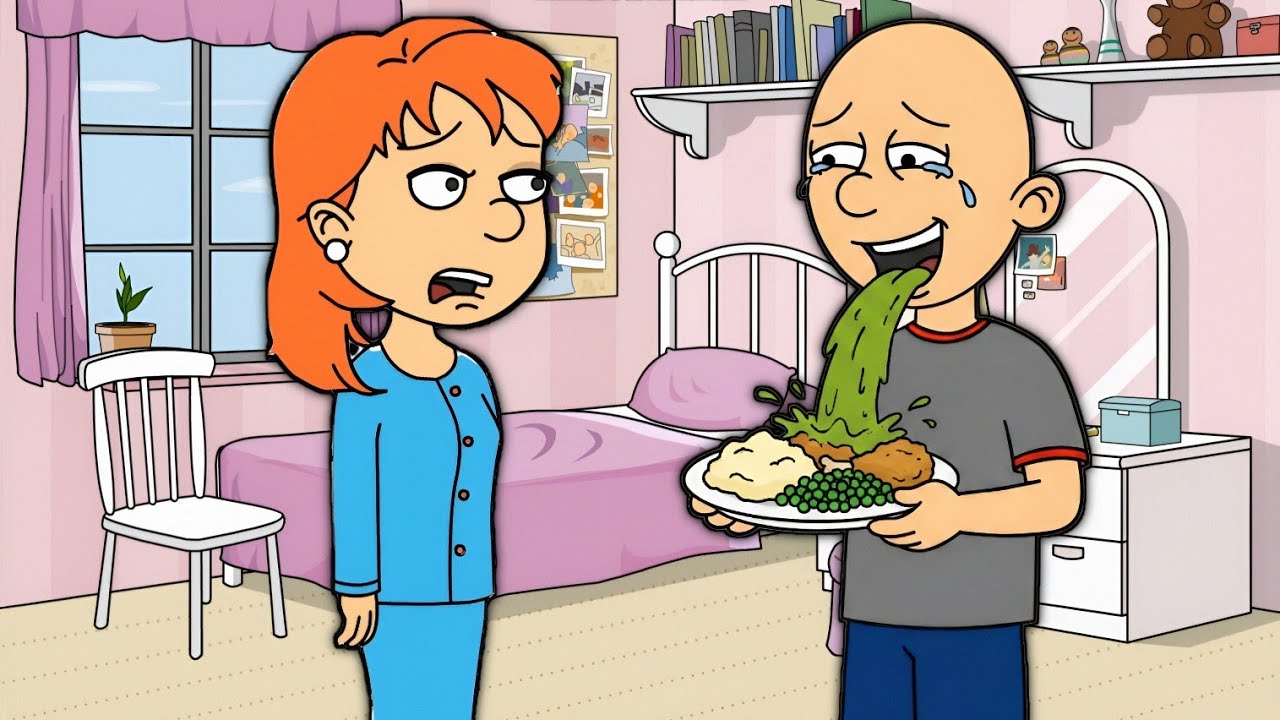 Classic Caillou Pukes on Rosie's Food | Grounded