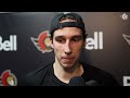 Nick Cousins, Dylan Cozens, Jake Sanderson, Travis Green Postgame Media vs CAR