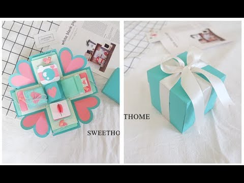 Sweet Home 手作卡片/禮物盒卡片豪華機關版_TIFFANY & CO.－蒂芬妮盒 手工卡片爆炸卡 Handmade Exploding Box Card