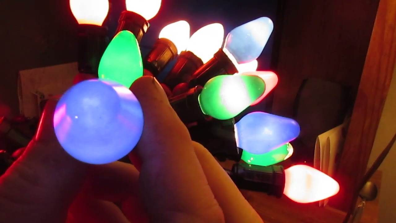 Vintage C7 Strings and Bulbs