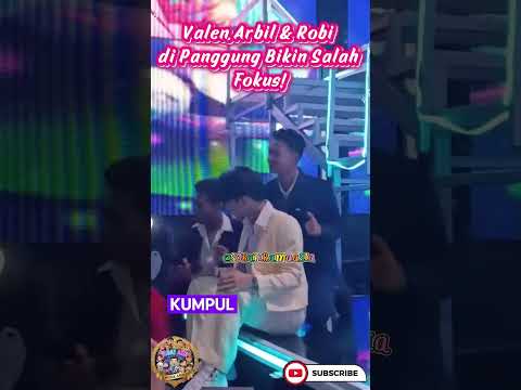Valen, Arbil & Robi di Panggung Bikin Salah Fokus!