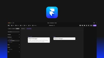 How to design an accordion UI/interaction in Framer | Just in 10 mins