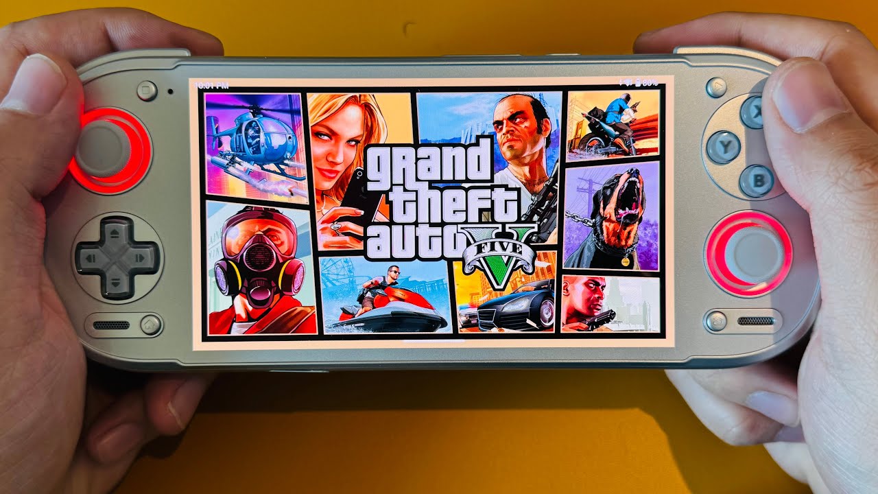Retro Game Testing - Retroid Pocket 6 GTA 5 Gamehub Lite + Settings