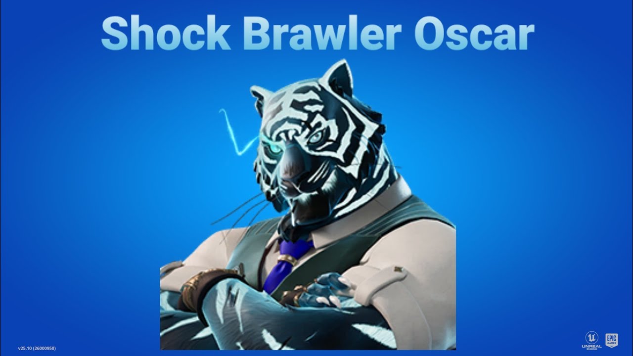Shock Brawler Oscar Skin Combo Fortnite YouTube