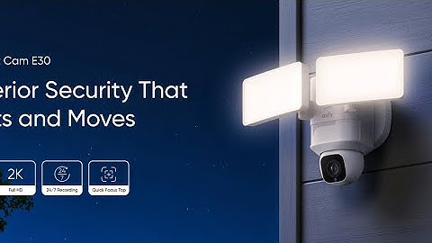 Anker eufy Security Floodlight Cam E30 - Bekijk de volledige specificaties en functies