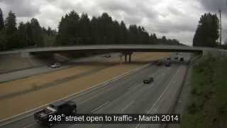 Highway #1 / 248th Street Overpass Construction in Under 2 Minutes