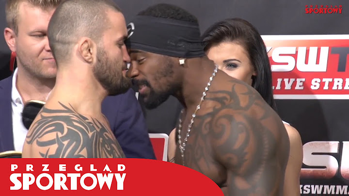 KSW 26: Bójka na ważeniu. "Nie musiał kłaść na mnie swoich rąk"