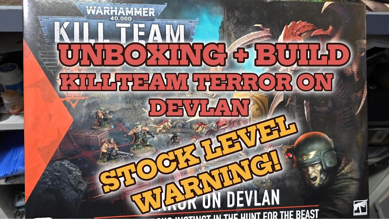 Unboxing KILLTEAM TERROR ON DEVLAN ( and I built the mini's