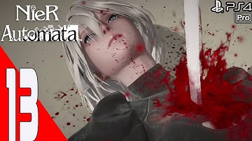 Nier Automata - Gameplay Walkthrough Part 13 - Hacking The 3 Towers