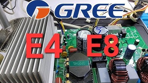 Gree Dc inverter ac E4 E8 error code outdoor pcb Dc inverter ac pcb training institute Babar