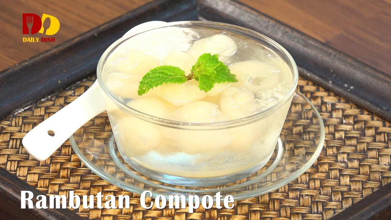 Rambutan Compote | Thai Dessert | Ngor Loi Gaew | เงาะลอยแก้ว