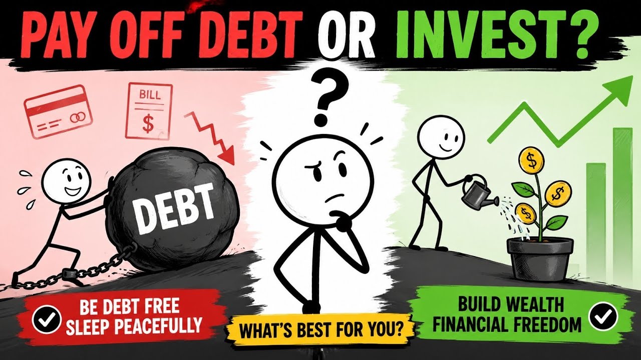 Pay Off Debt or Invest? The Smartest Way to Build Wealth Faster - YouTube