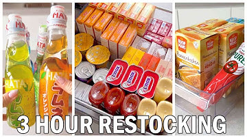 3 HOUR Satisfying Cleaning/Organizing/Restocking Videos ✨ Relaxing Asmr | Pt.3