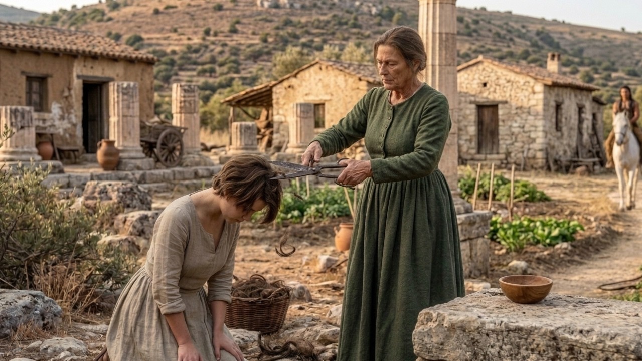 Αυτό Τελειώνει Εδώ», Είπε ο Μοναχικός Άντρας Καθώς τα Μαλλιά της Έπεφταν στο Χώμα