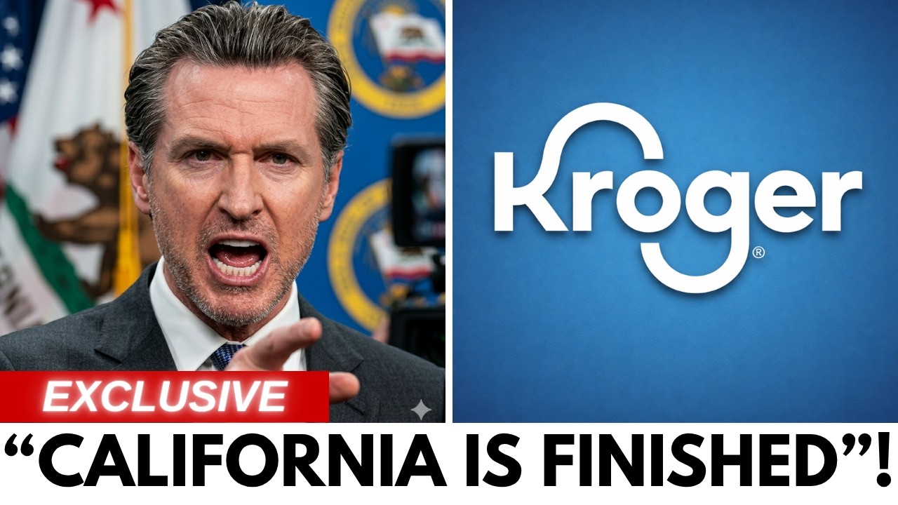 Governor Of California In A RAGE After Kroger SHUTS DOWN All Locations In  California !