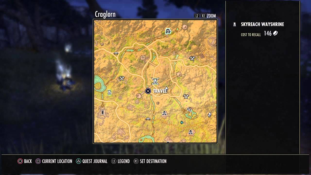 The Elder Scrolls Online Craglon Woodworking survey 3 loca