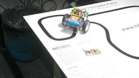 SINGLE SENSOR LINE FOLLOWER ROBOT 2