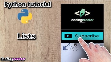 #8 Lists in python  (Lecture-8)  |  Codingcreator | Python tutorial for beginners