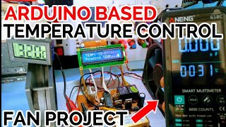 Arduino based Temperature control fan project: NTC thermistor sensor temperature Circuit