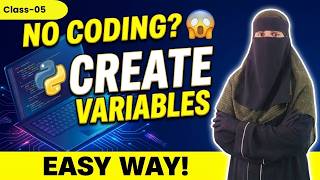 No Coding? Learn Python Variables Easily 😳 | Step-by-Step Guide
