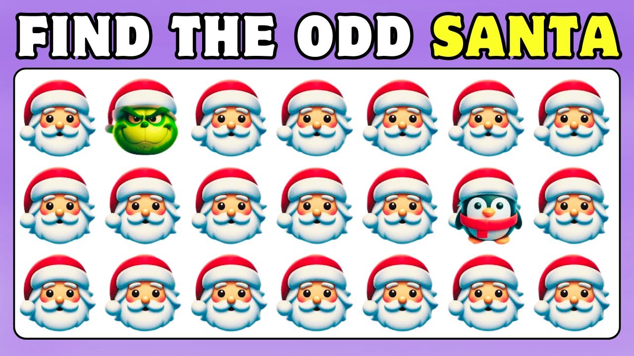 Find the Odd One Out – Christmas Edition 🎄🕵️ | The Ape Quiz