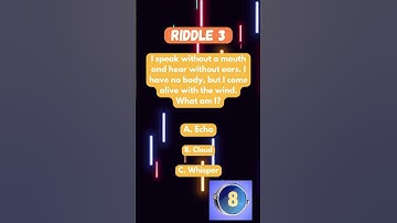 Unlock the Enigma: Solve This Captivating Riddle! 🧩🔓 #Shorts