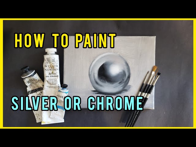 How to Mix and Paint Silver or Chrome